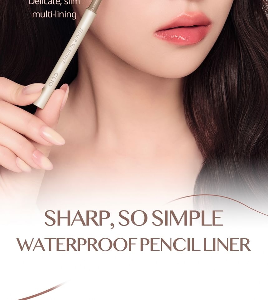 CLIO - Sharp So Simple Waterproof Pencil Liner - 13 Colors