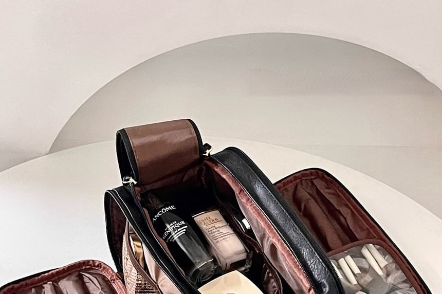 Buttermilk - Large Capacity Cosmetic Makeup Bag