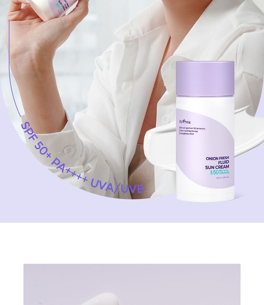 Isntree - Onion Fresh Fluid Sun Cream