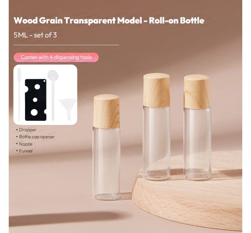 SIMBLER - Set of 3: Portable Mini Perfume Roll-On Bottle