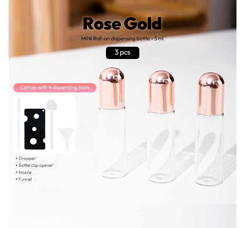 SIMBLER - Set of 3: Portable Mini Perfume Roll-On Bottle
