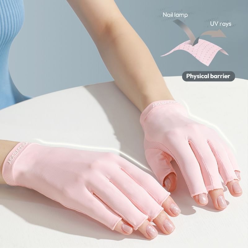 tuban - Fingerless Anti UV Gloves for Gel Nail Art