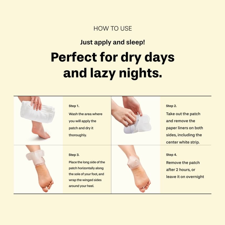 baren - Shea Butter Sleeping Heel Patch 10 pcs