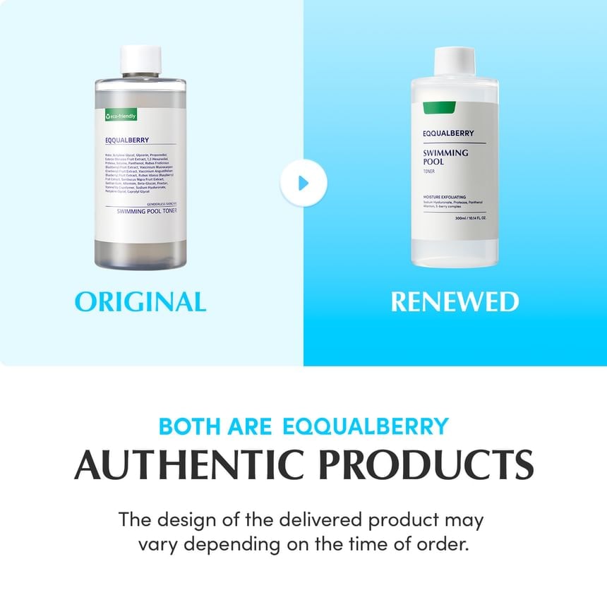 EQQUALBERRY - Swimming Pool Toner 300ml