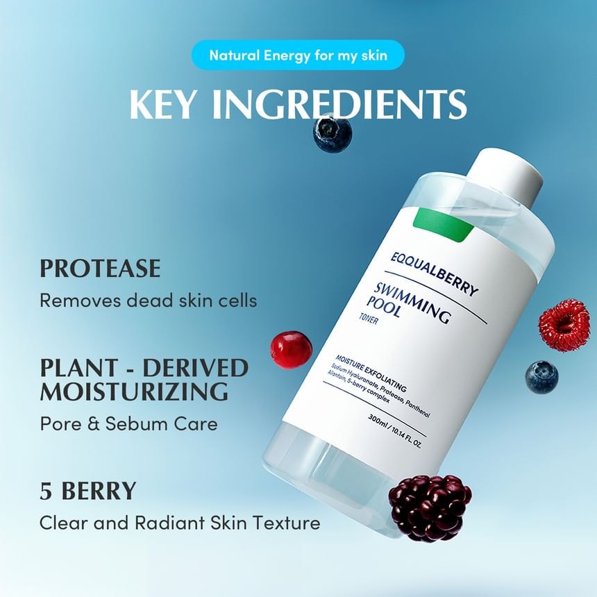 EQQUALBERRY - Swimming Pool Toner 300ml