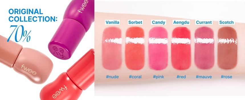 fwee - 3D Voluming Gloss - 21 Colors