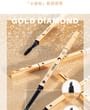 ROZO - 2 In 1 Golden Diamonds Eyebrow Pencil + Brush - 6 Colours
