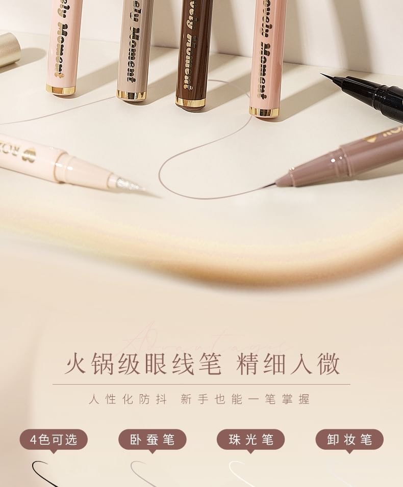 ROZO - Lovely Moment Ultra-Fine Liquid Eyeliner / Aegyosal / Remover Pen