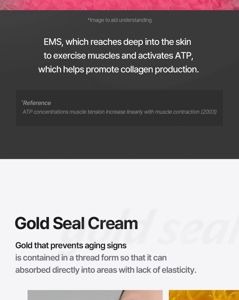 Meditherapy - Shumage Gold Seal Lifting Cream & EMS Device Set