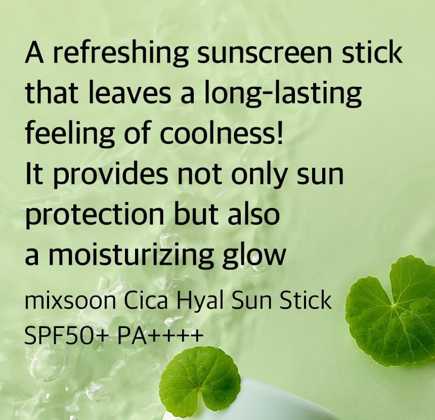 mixsoon - Cica-Hyal Sun Stick (15g)