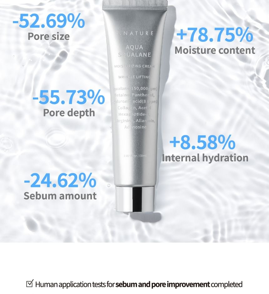 S.NATURE - Aqua Squalane Moisturizing Cream