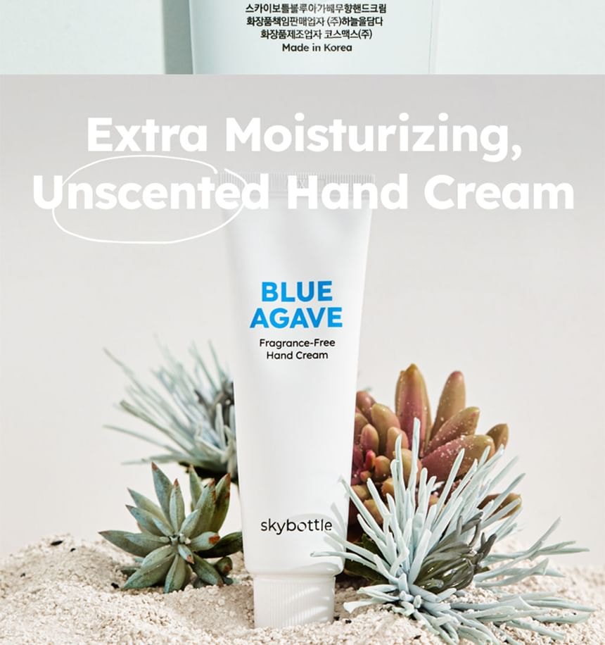 skybottle - Blue Agave Fragrance-Free Hand Cream (50ml)