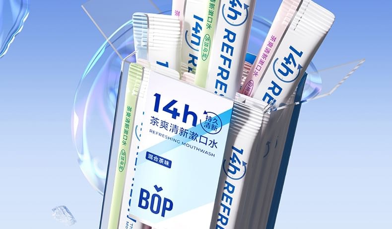 BOP - Theaflavin Refreshing Mouthwash (Mixed Tea Flavor (11ml x 20pcs)
