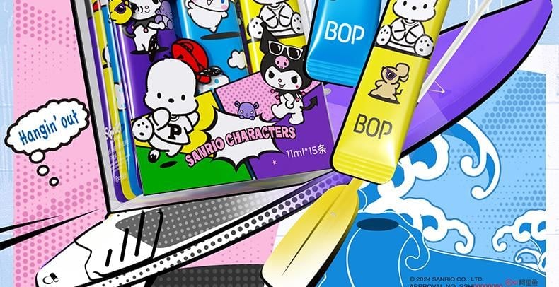 BOP - Probiotics Freshen Mouthwash Sanrio Limited Edition (Sanrio Mixed Fruit Flavor (11ml x 15pcs)