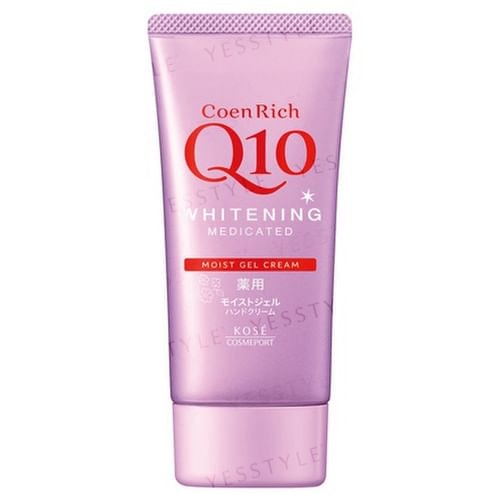 Kose - CoenRich Q10 Whitening Moist Gel White Floral Hand Cream (80g)