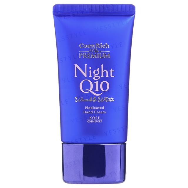 Kose - CoenRich The Premium Q10 Wrinkle White Night Medicated Hand Cream