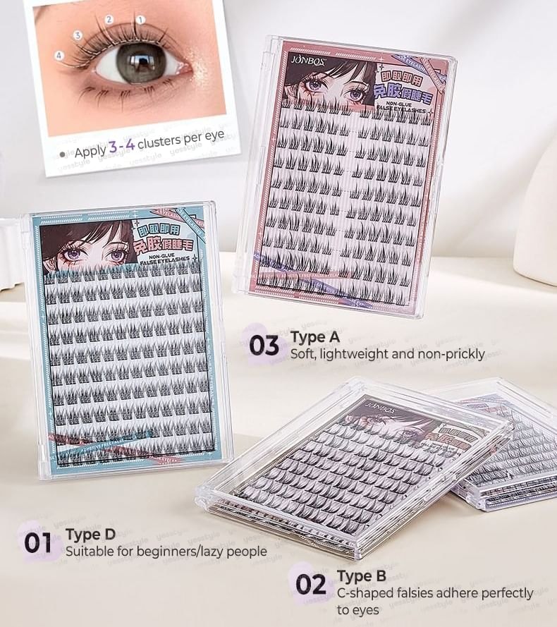 Nreain - Individual Cluster False Eyelashes (Various Designs)