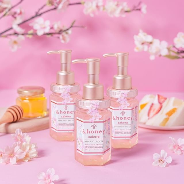 ViCREA - &honey Deep Moist Sakura Hair Oil 3.0