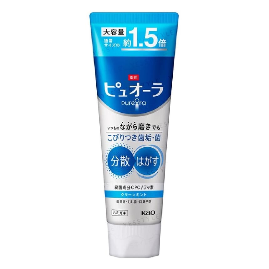 Kao - PureOra Medicinal Toothpaste (Clean Mint - 115g)