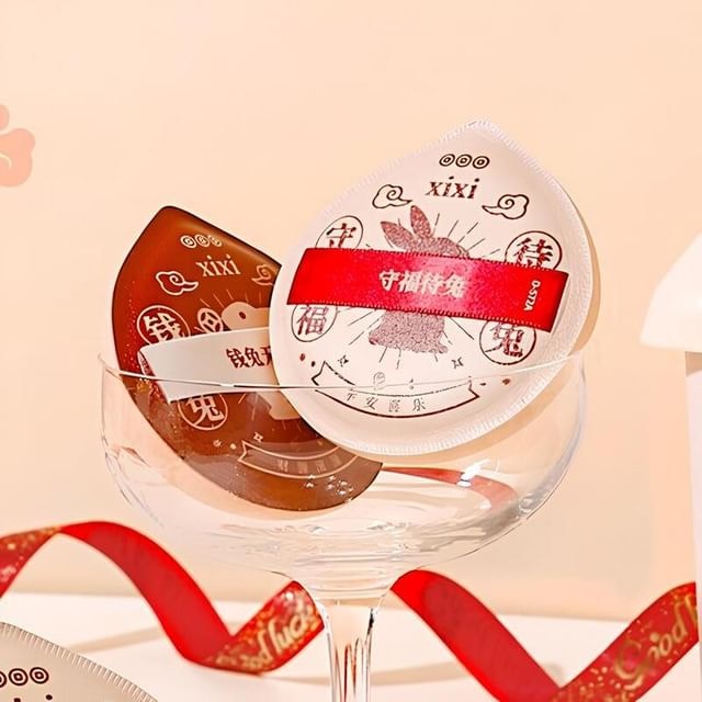 xixi - Rabbit Edition Soft Cushion Puff - 2 Types