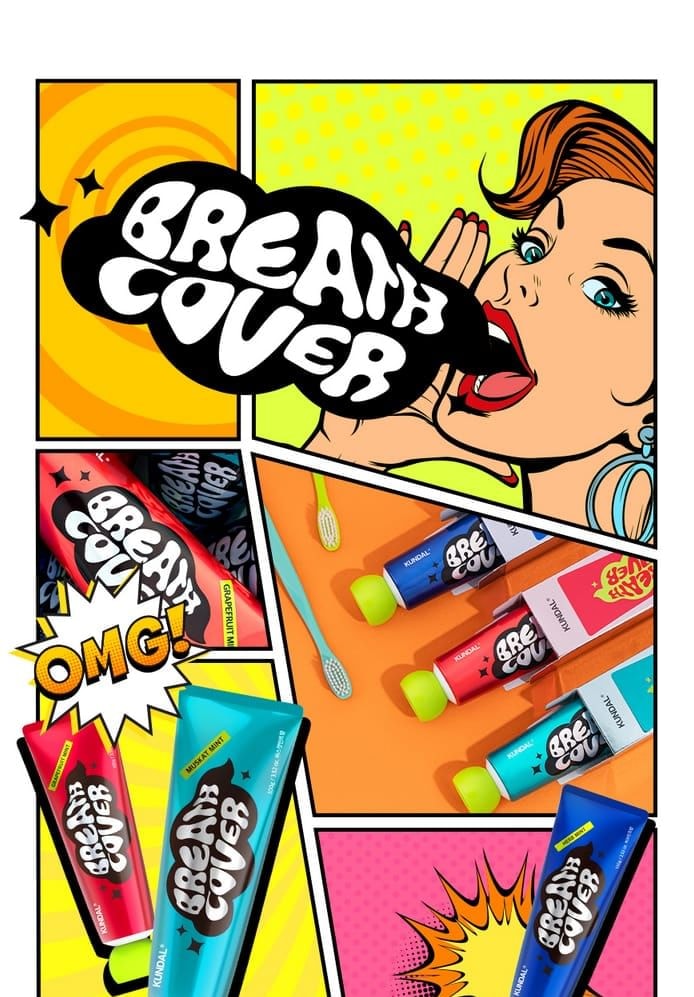 KUNDAL - Deep Breath Cover Toothpaste Set - 4 Types