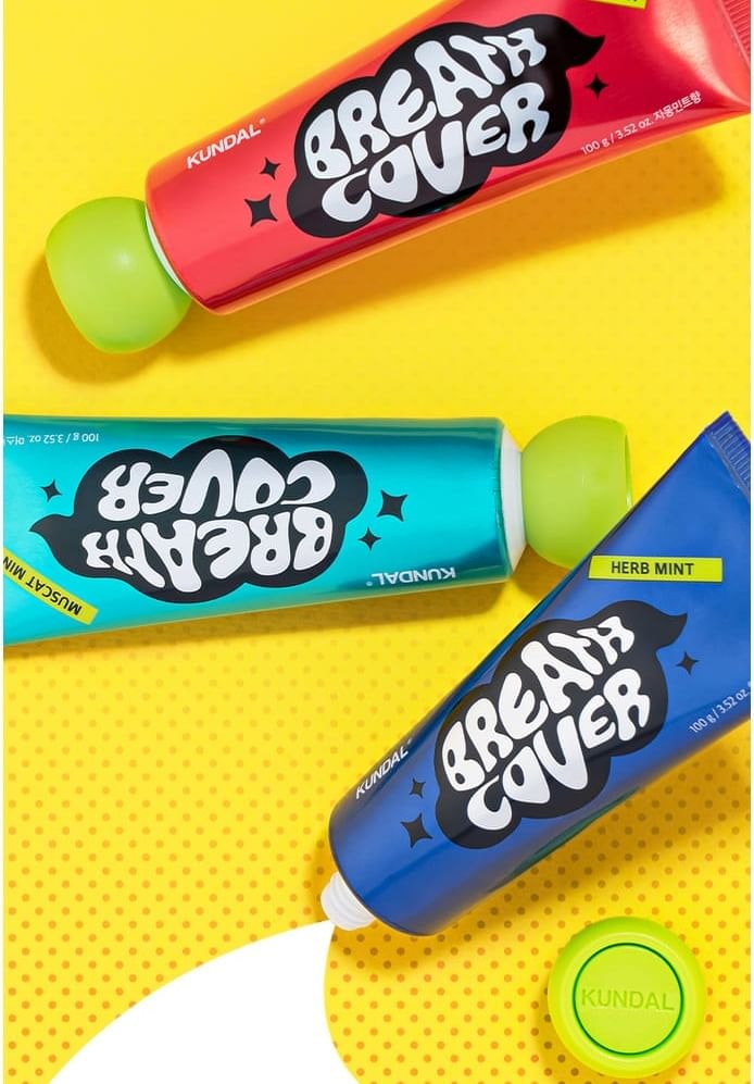 KUNDAL - Deep Breath Cover Toothpaste Set - 4 Types