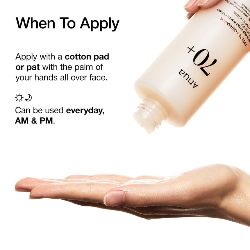 Anua - Rice 70 Glow Milky Toner Mini