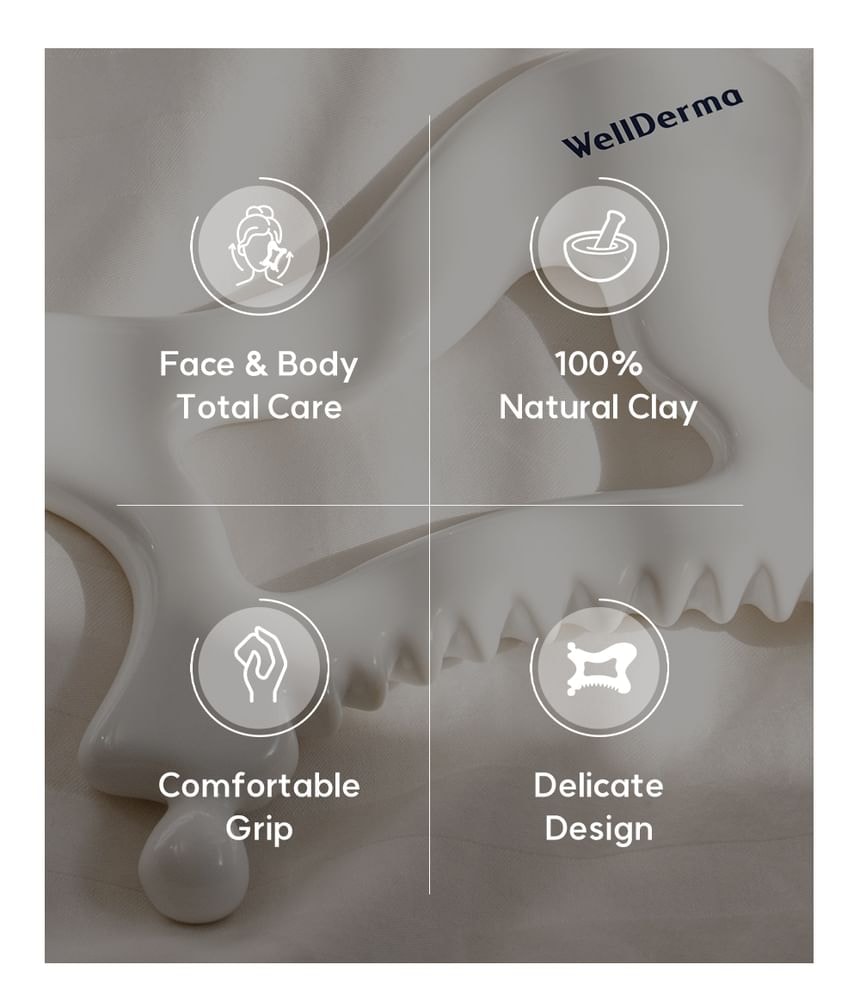 WellDerma - Face & Body Ceramic Gua Sha