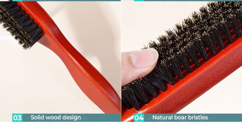 Gizmi - Wooden Handle Hair Brush (Various Designs) / Set