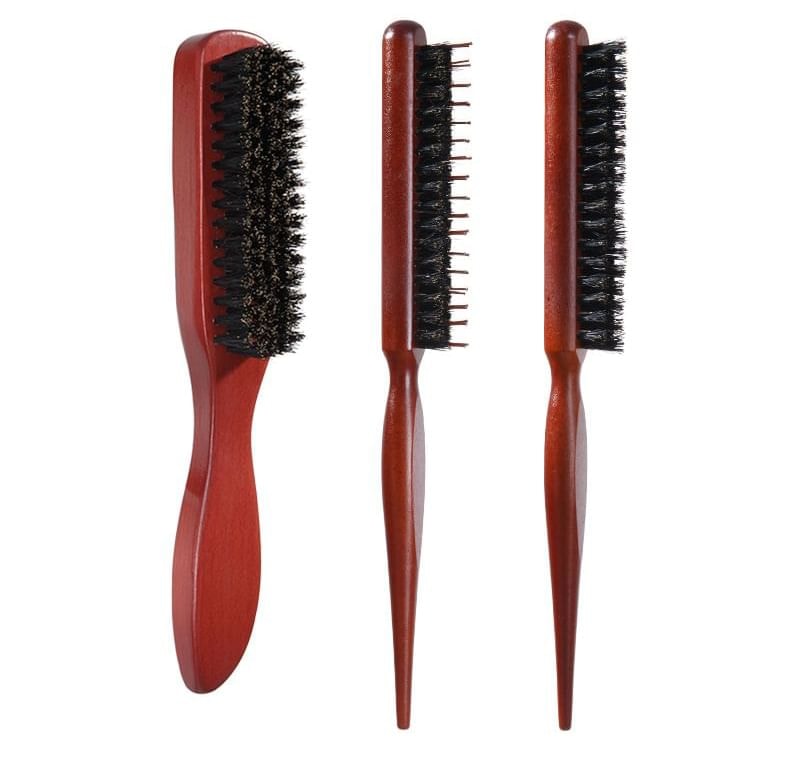 Gizmi - Wooden Handle Hair Brush (Various Designs) / Set