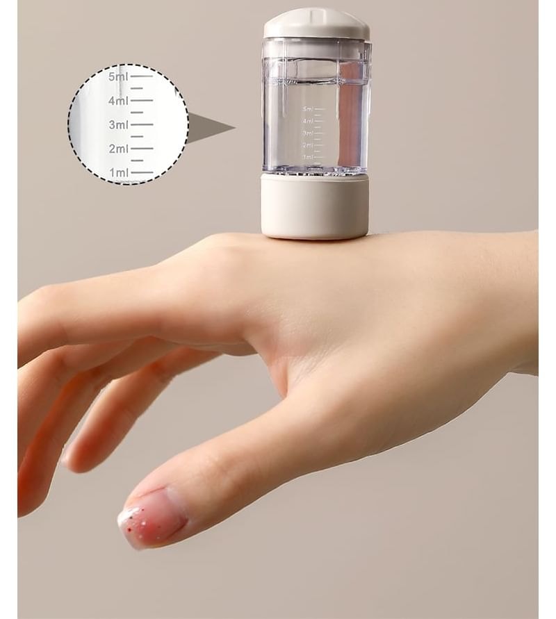 Home Flora - Essential Oil Applicator Head Scalp Massager (White & Transparent - One Size)