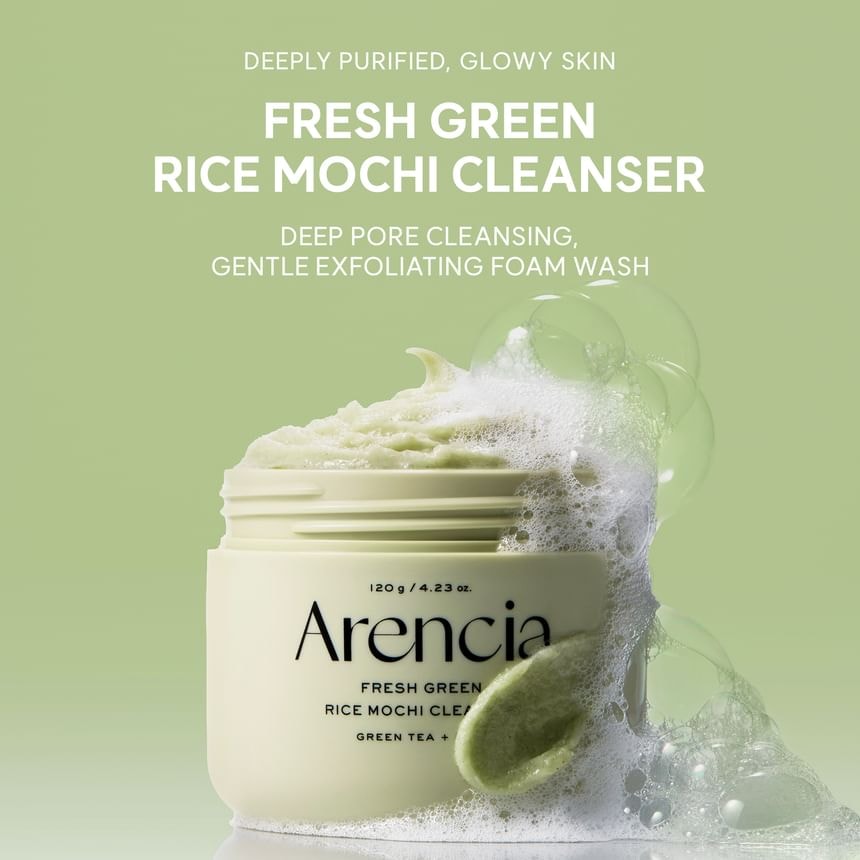 Arencia - Fresh Green Rice Mochi Cleanser