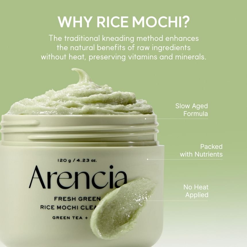 Arencia - Fresh Green Rice Mochi Cleanser
