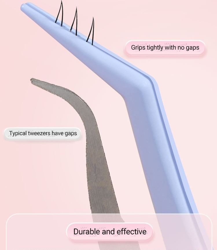 Jesireca - Stainless Steel False Eyelashes Tweezers