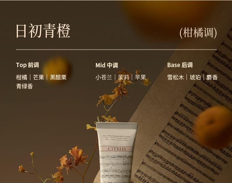 roopy - Musical Series Fougere Plant Essential Oil Hand Cream - 5 Flavors (Mirage Of Rose - 75g)