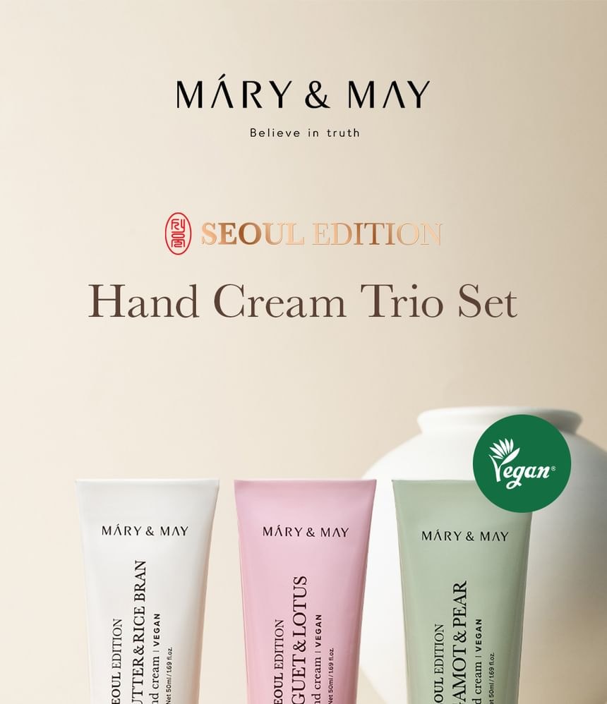 Mary&May - Seoul Edition Hand Cream Trio Set (3 pcs)