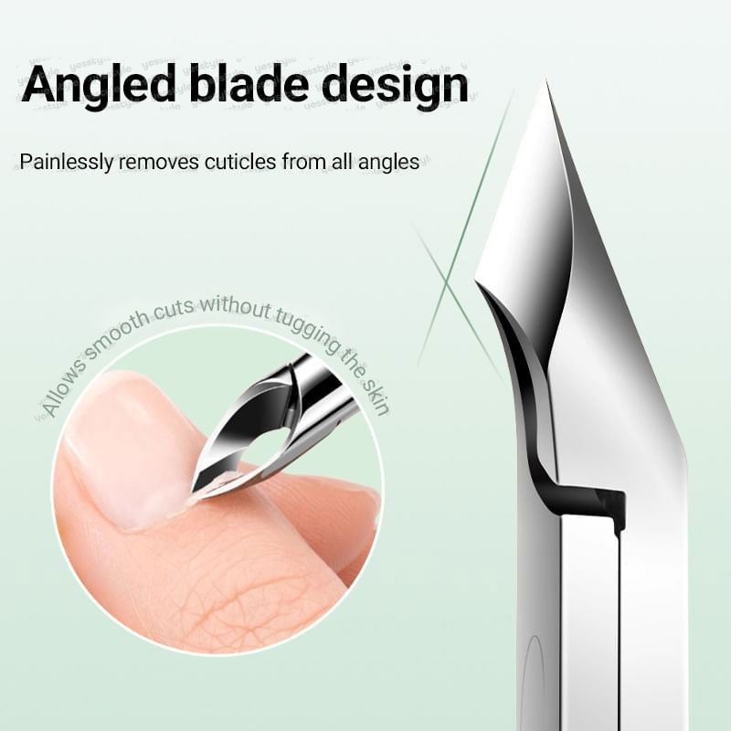 Choyu - Set of 4: Stainless Steel Cuticle Nipper + Cuticle Pusher + Nail File (Various Designs)