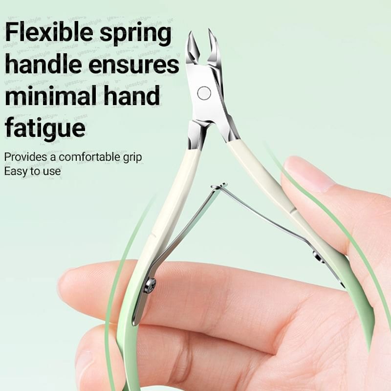 Choyu - Set of 4: Stainless Steel Cuticle Nipper + Cuticle Pusher + Nail File (Various Designs)