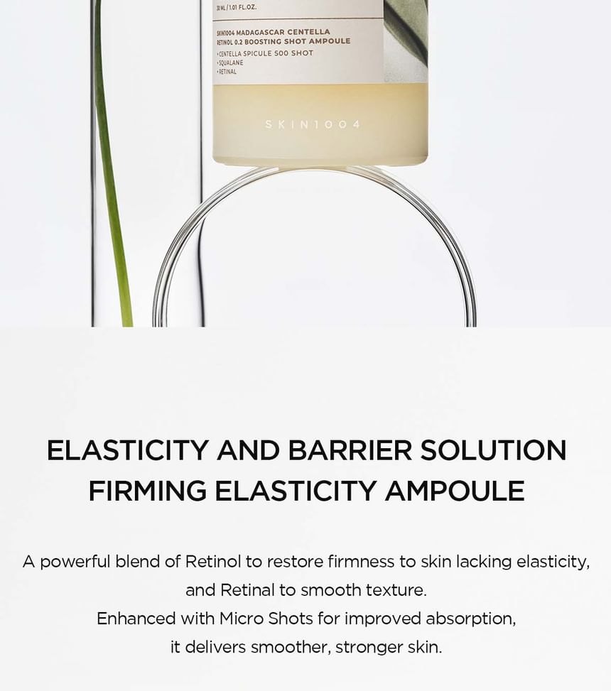 SKIN1004 - Lab in Nature Madagascar Centella Retinol 0.2 Boosting Shot Ampoule