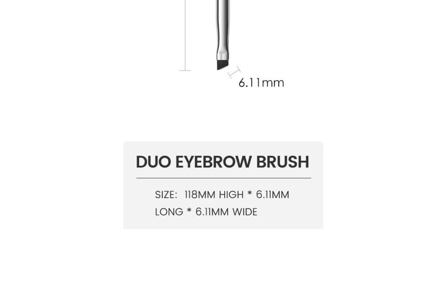 FOCALLURE - Duo Eyebrow Brush (#Duo Eyebrow Brush - 1pcs)
