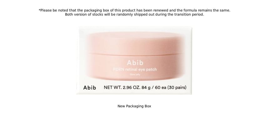 Abib - PDRN Retinal Eye Patch Glow Jelly