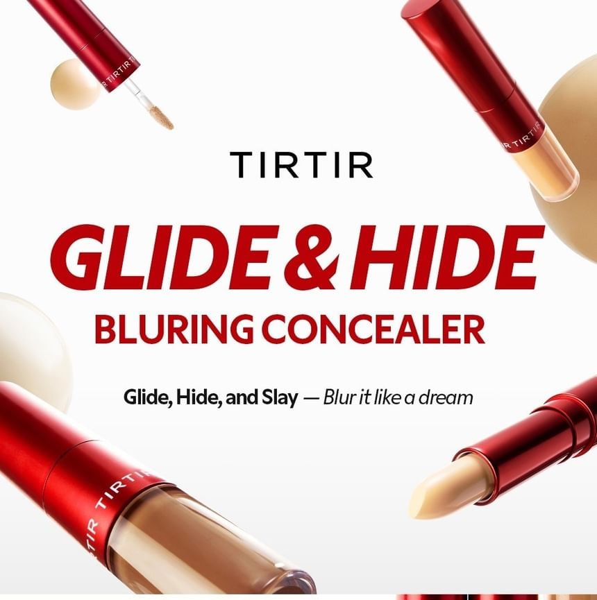 TIRTIR - Glide & Hide Blurring Concealer - 20 Colors