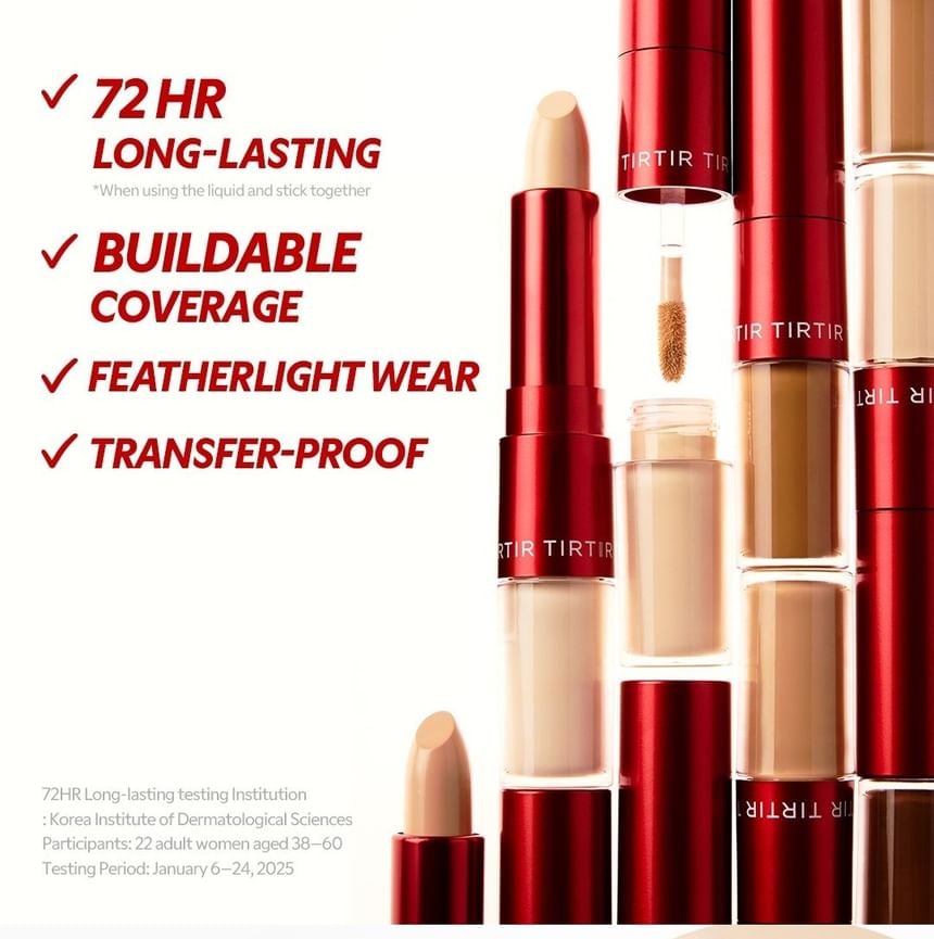 TIRTIR - Glide & Hide Blurring Concealer - 20 Colors