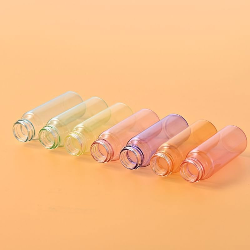 Buttermilk - Set of 7: Pastel Color Travel Glass Dropper Bottle (Various Designs)