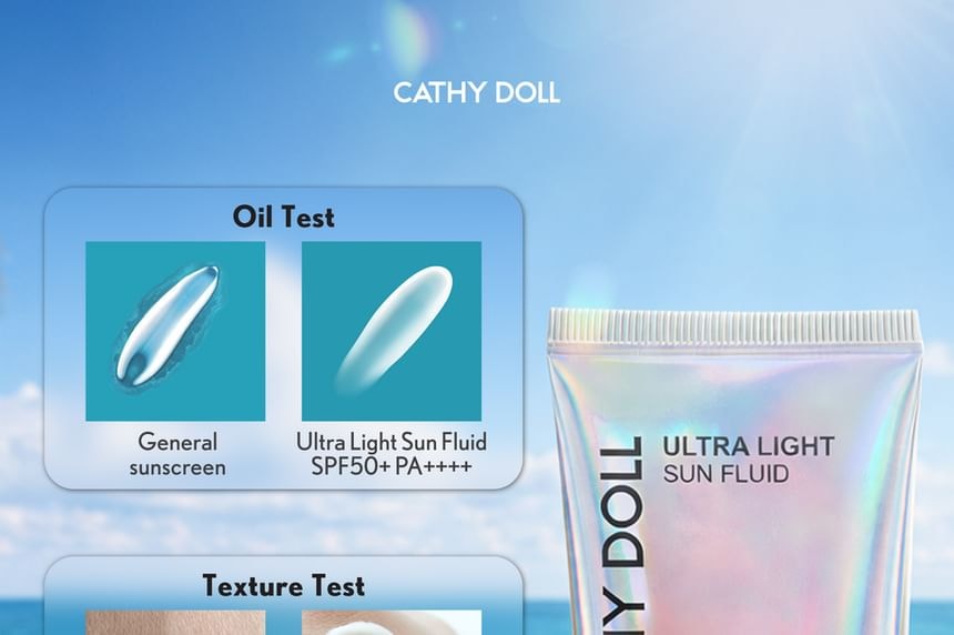 Cathy Doll - Ultra Light Sun Fluid SPF 50+ PA++++
