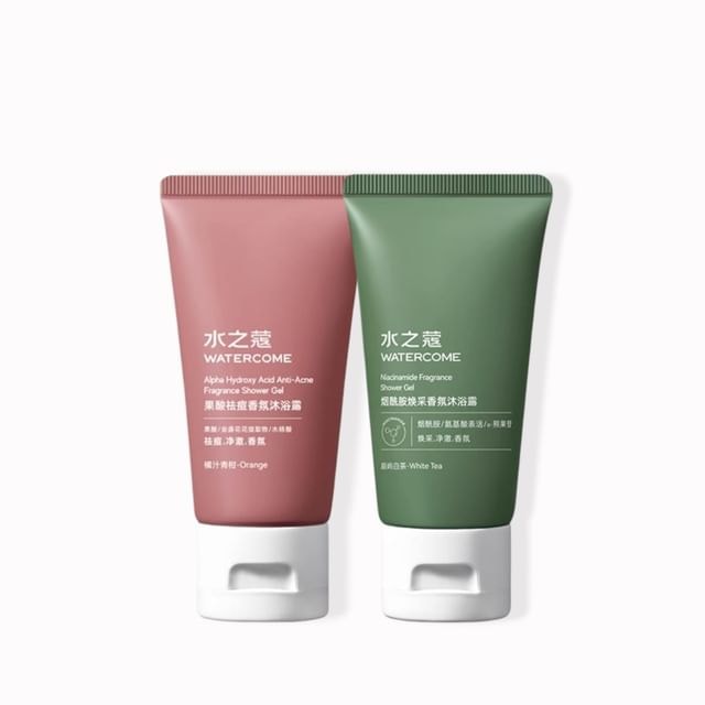 WATERCOME - Nicotinamide / AHA Fragrance Shower Gel Mini - 3 Flavors