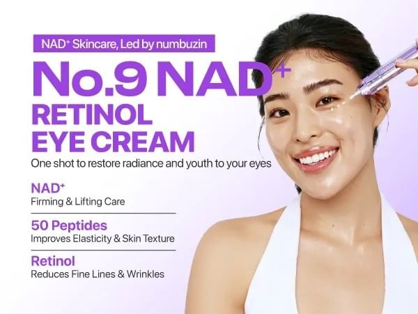 numbuzin - No.9 NAD+ Retinol Volumetox Eye Cream