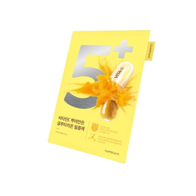 numbuzin - No.5+ Glutathione Vitamin Concentrated Mask 1 sheet