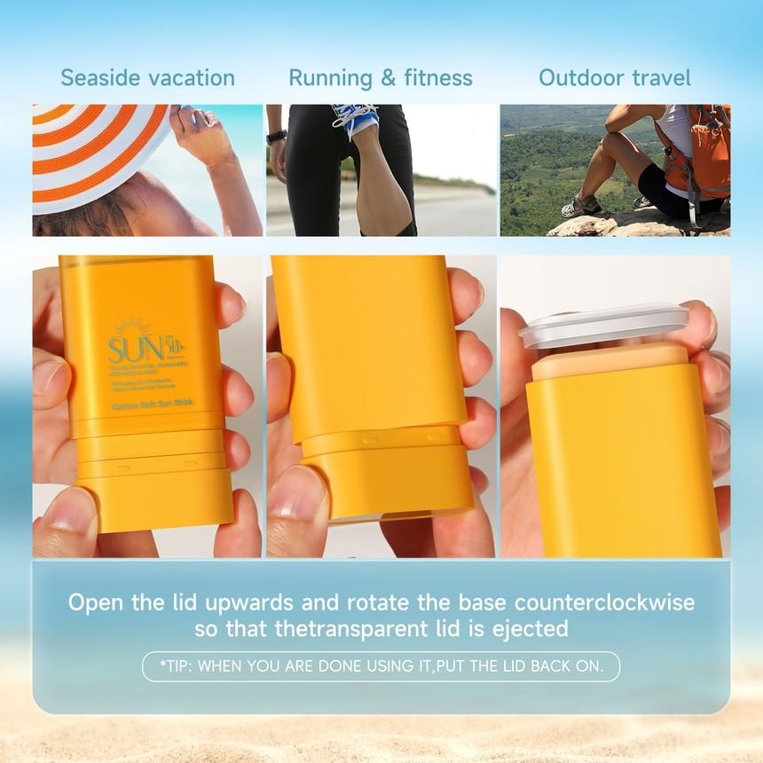 DEROL - Cotton Soft Sun Stick SPF50+ PA++++ (#Sun Stick - 16g)