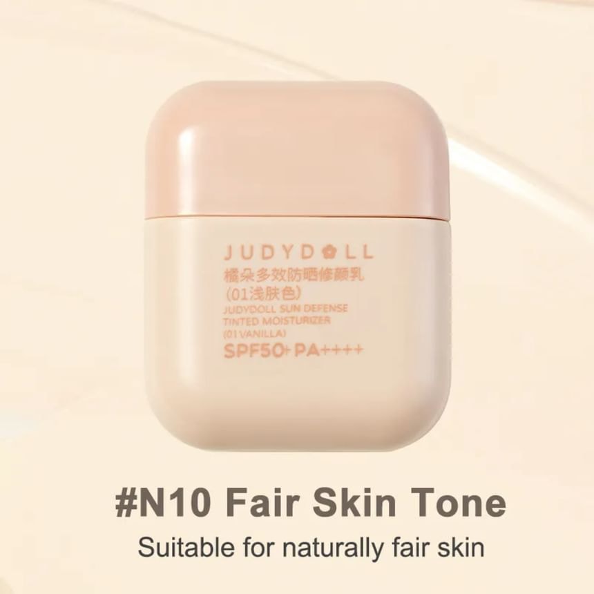 Judydoll - 6 in 1 Sunscreen Makeup Cream Travel Size - 2 Colors (#01 Fair Skin Tone - 15g)